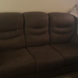 Full Recliner Couch 