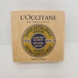 L'Occitane Verbena Shea Butter Extra Gentle Soap Bar 100g/3.5oz France New!
