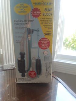 NEW Bur Cam Sump Buddy Extra Sump Pump Protection 400302