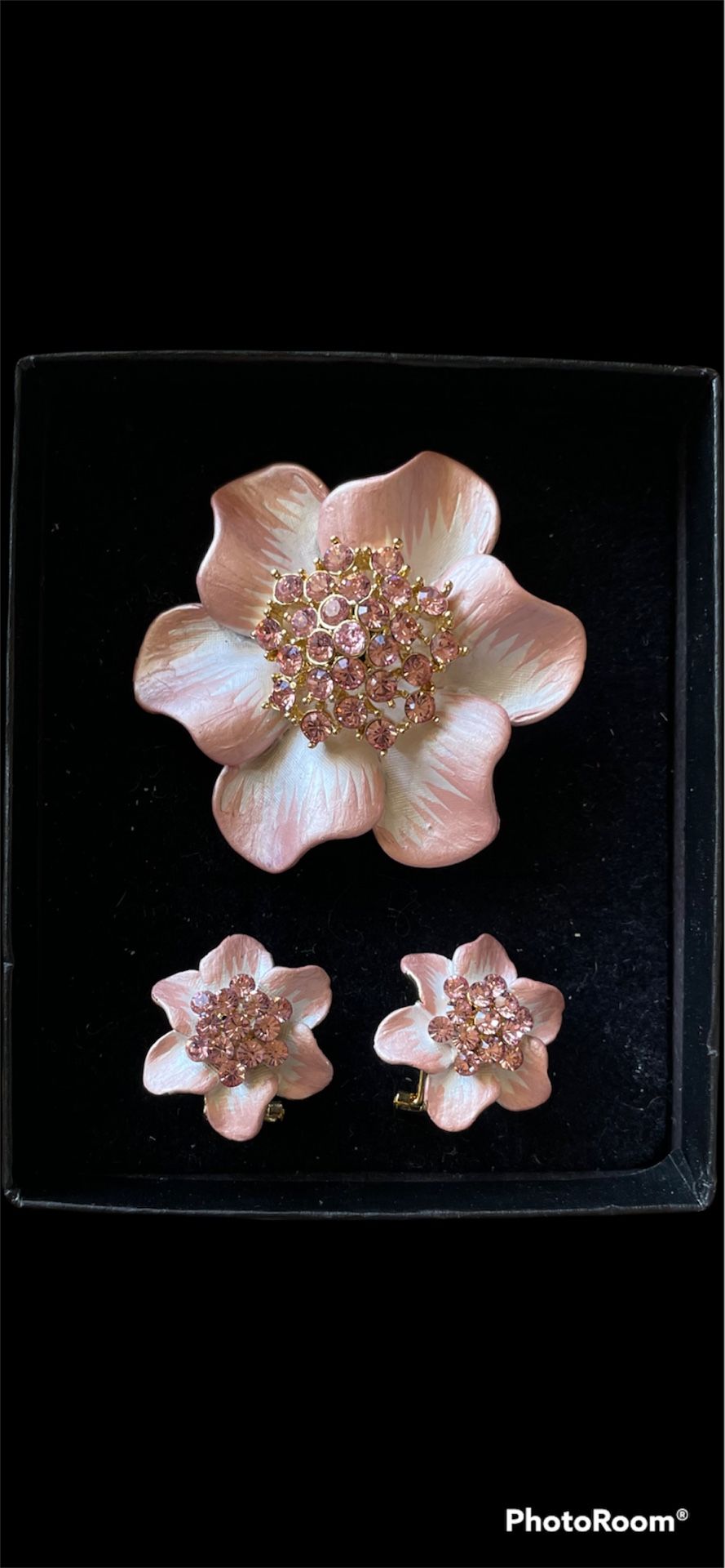 Earrings, Brooch, Jewellery set