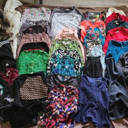 Womans Juniors Medium Blouse Top Shirts Jacket 