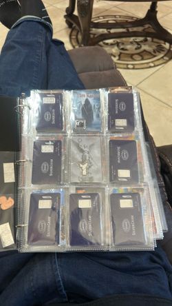 Silver gold fractions carded 999 fine