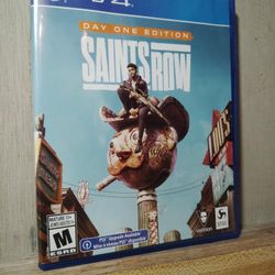PS4 Saints ROW