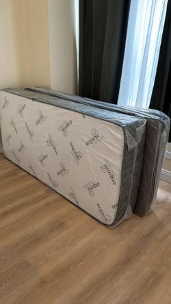 Twin XL mattress and box spring