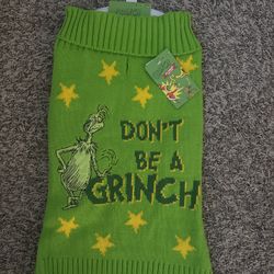 Grinch dog large ugly sweater Christmas navidad perro family matching Santa holiday party 