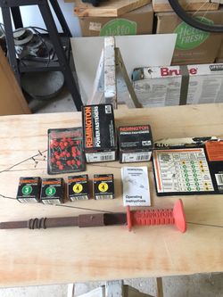 Remington power fasteners and gun