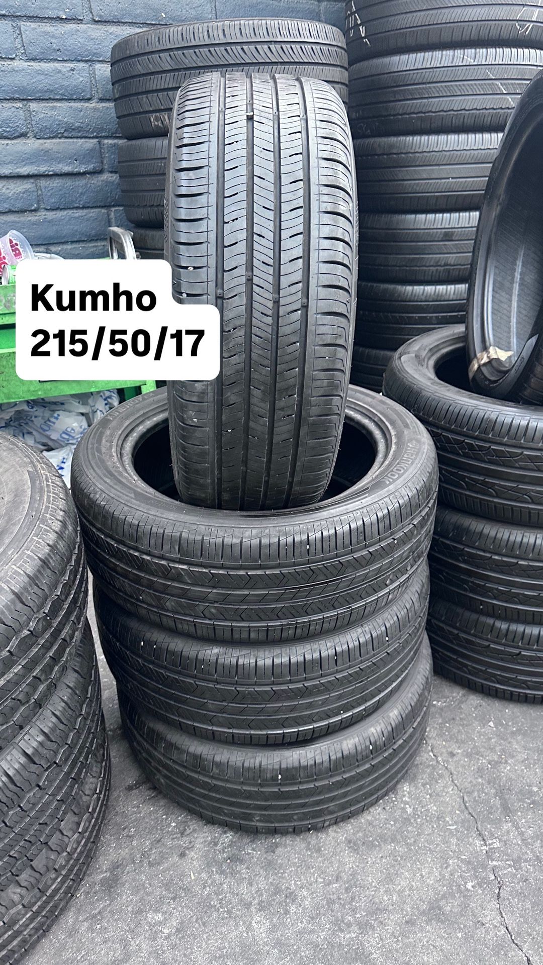 215/50/17 Kumho  Semi New All Four 98 % TREAD LIFE | ❗Ask For Availability / Pregunta Por Disponibilidad ❗|