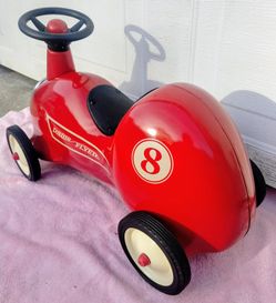 Vintage Radio Flyer Matal "Little Red Roadster" Ride - On - Toy Car