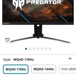 Gaming Monitor Used Like NEW