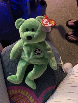 Kicks Soccer Beanie Baby with Errors