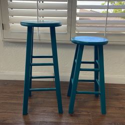 Teal bar stools