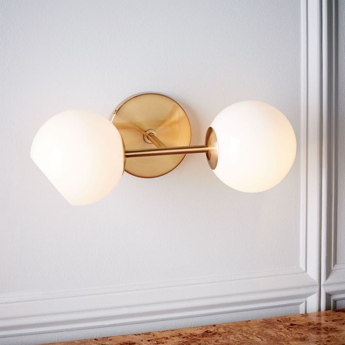 West elm Staggered Glass 2-Light Sconce