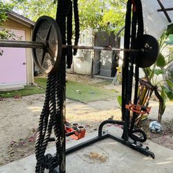 Squat Pull Up Olympic Rack
