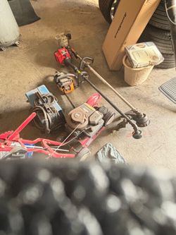Weed wacker lawn equipment