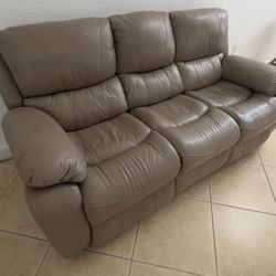 Leather Sofa 