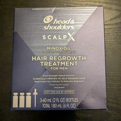 Head & Shoulders Scalp X Minoxidil 5% Hair Regrowth Treatment Men’s BRAND NEW