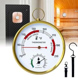Sauna Thermometer Fahrenheit and Hygrometer