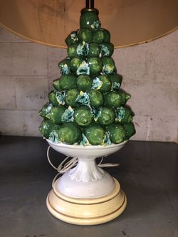 Unique chalkware table lamp