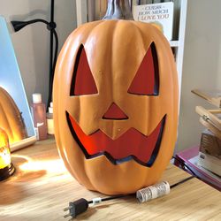 16-inch  Light Up Jack o’ Lantern Pumpkin 