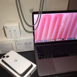 MacBook Pro and iPhone 14