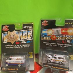 2 Racing Champions Toy Cars For Sale-$10.00 Each