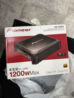 Pioneer - 1-Channel Class D Mono Amplifier