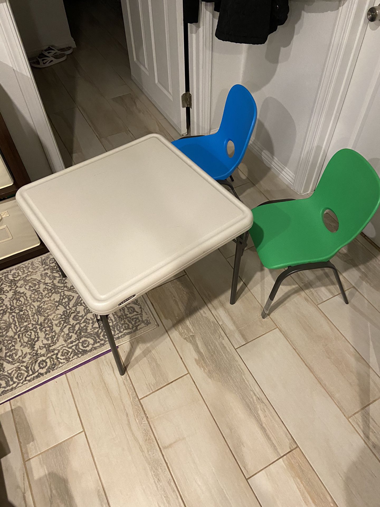 Kids Table And 2 Chairs Set