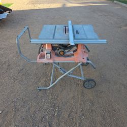 Rigid Table Saw Works Great