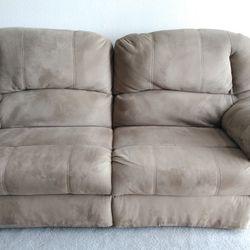 Jerome's Loveseat Dual Recliners - Microfiber