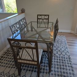 Glass Dining Table And Chairs