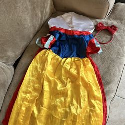 Snow White Halloween Costume Kids Size S, M