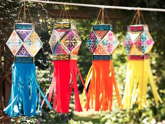 Beautiful Diwali lanterns - ashtakon, hanging lanterns -$25