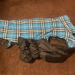 Dog Flannel Jacket Size XL- Dog Flannel Jacket 