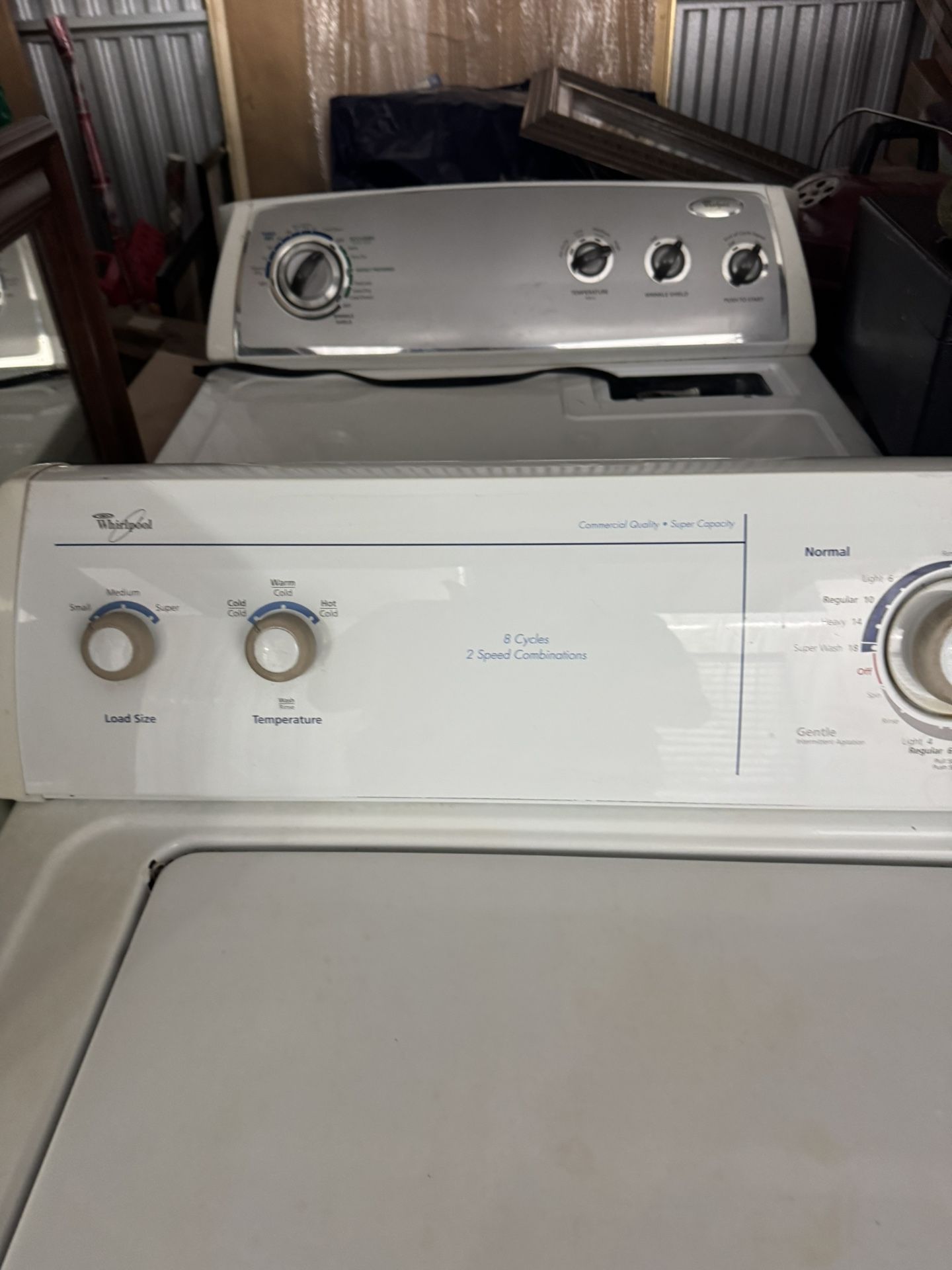 Whirlpool Washer And Dryer.