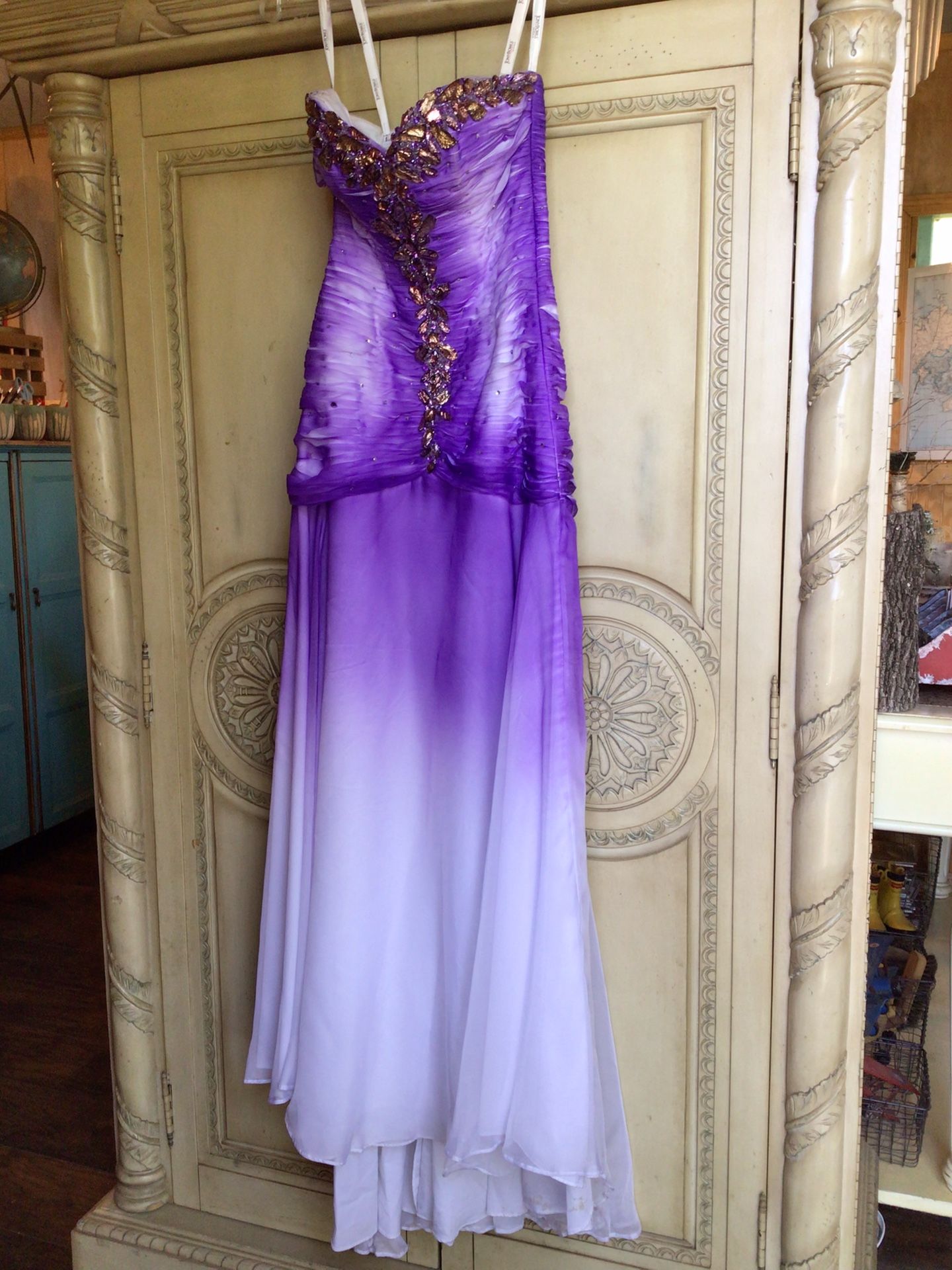 beautiful mermaid style wedding dresses Mermaid Wedding Dress with Overskirt Ivory / FR 46
