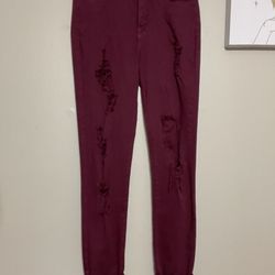 Burgundy Jean 