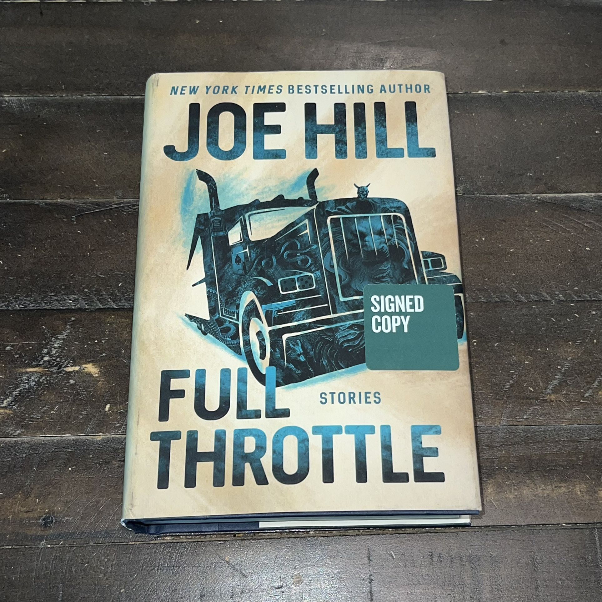 SIGNED Joe Hill Full Throttle Hardcover Book Autographed 