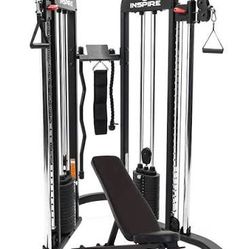 Inspire FTX Functional Trainer | Compact Cable Machine with bench