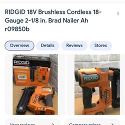 Ridgid Bras Nailer 