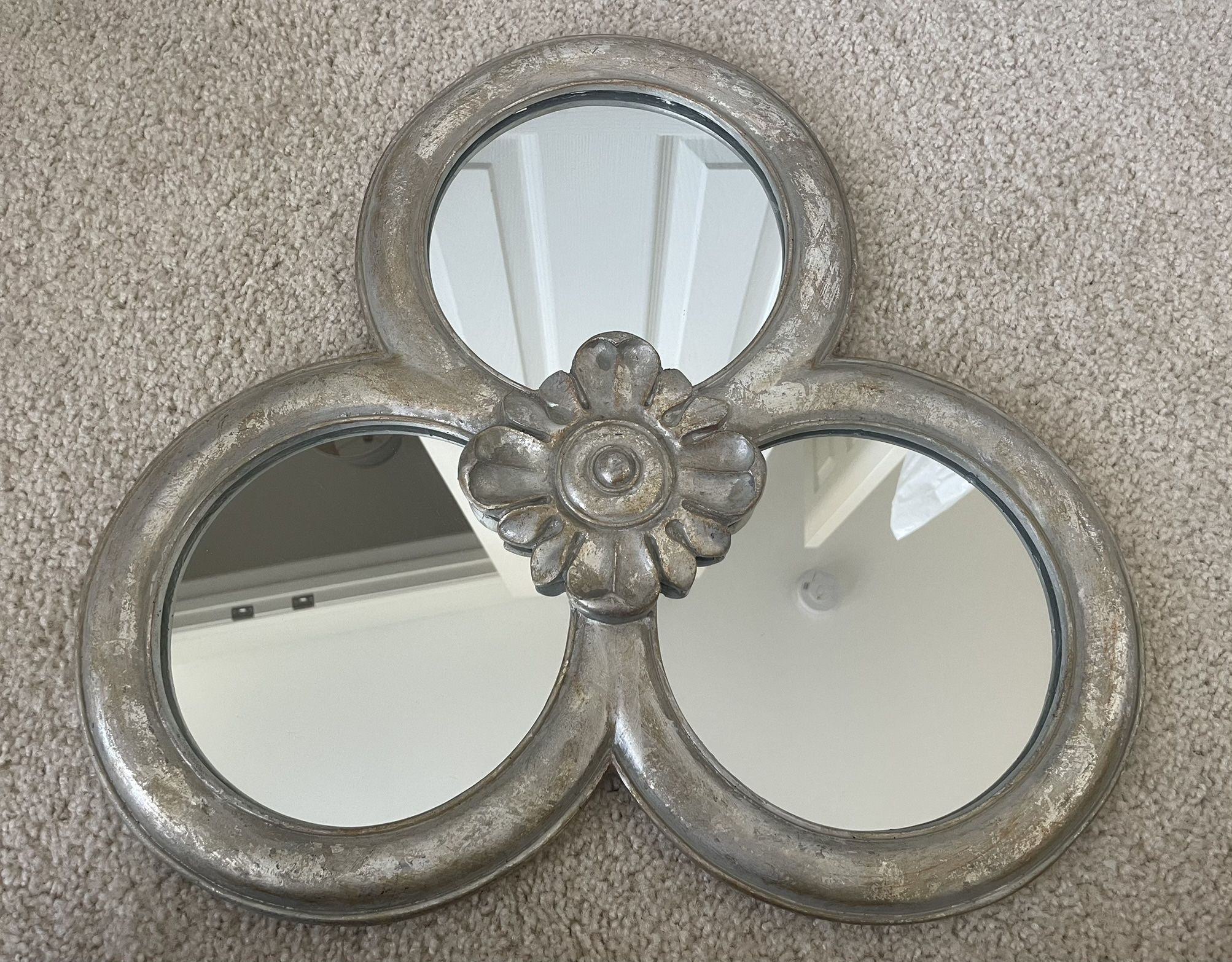 Silver Wall Mirror