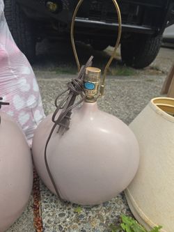 2 fun shape lamps