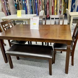 6pc Dinning Table Set $699