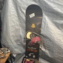 Snowboard w/ Travel Bag