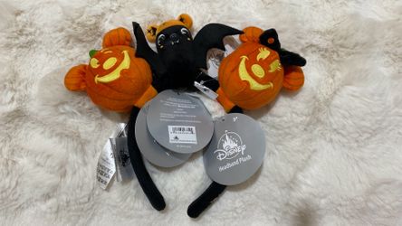 Disney 2026  Minnie and Mickey pumpkin Interchangeable plush Ears. Brand new with tags . Shipping available
