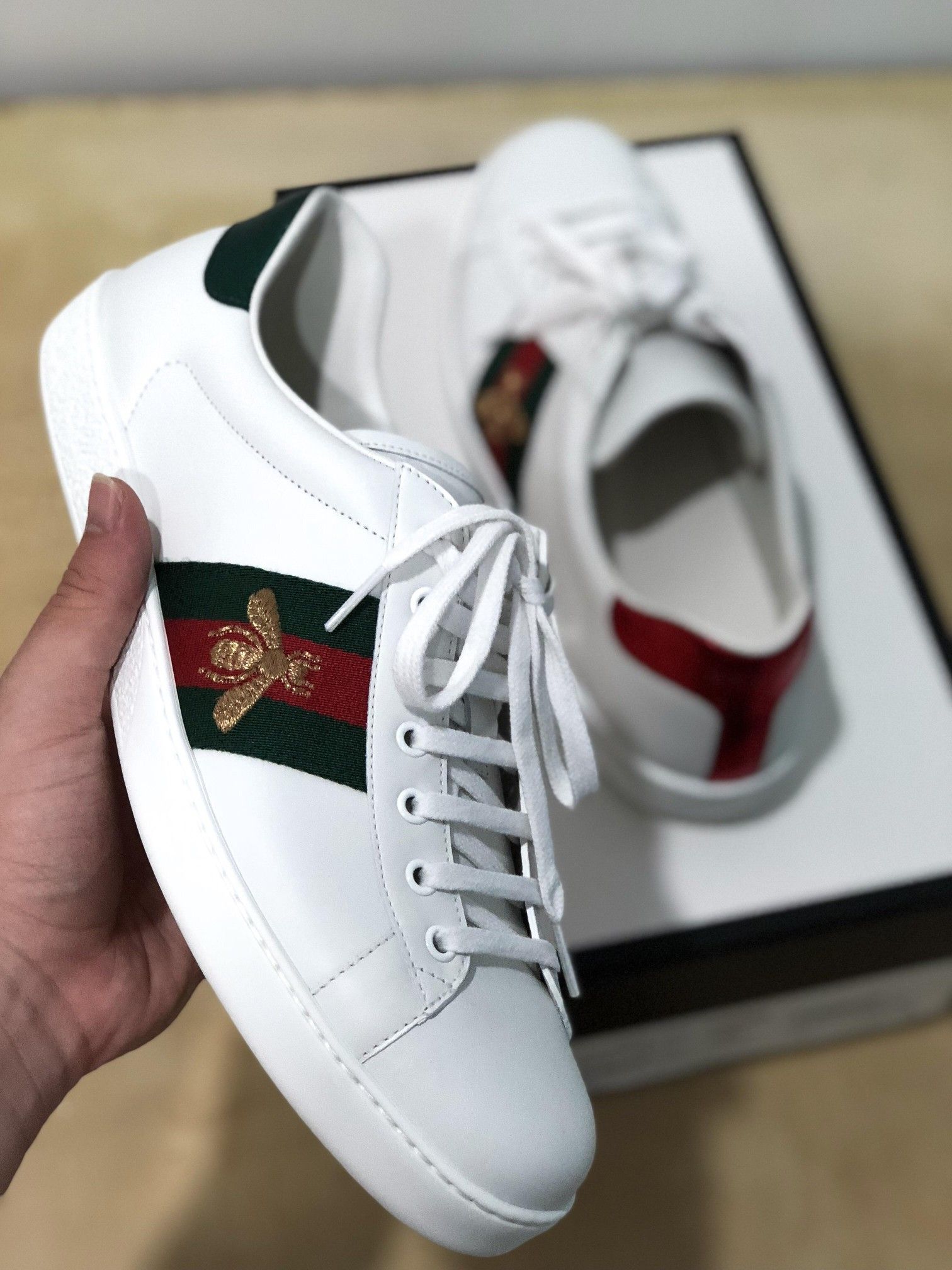 Gucci Ace Sneaker (Embroidered Bee)