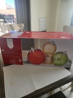 3 Pieces Set Ornaments Christmas Decorations 