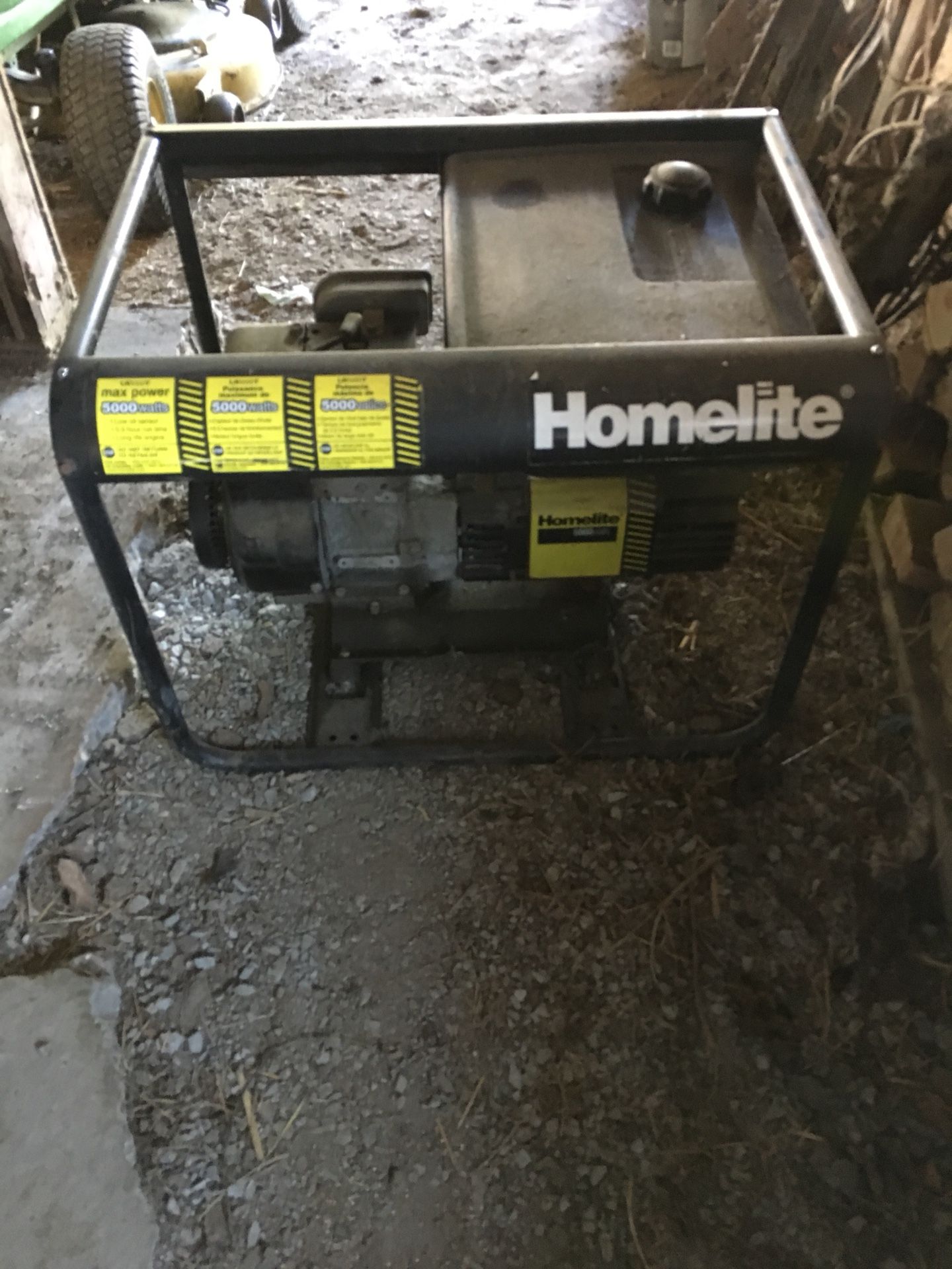 Homelite lr5000t 5000 watt generator for Sale in Stanwood, WA OfferUp
