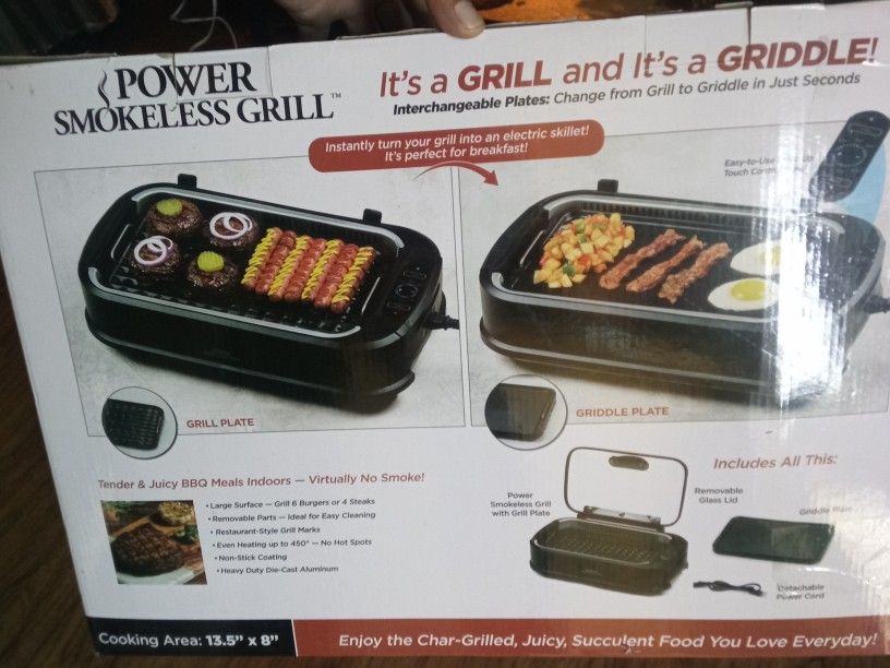 Smokeless Grill And Griddle