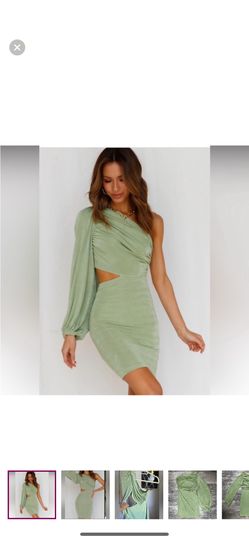 Hello Molly One Shoulder Dress 