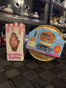 Crunchy ice cream cone/dumpling bundle